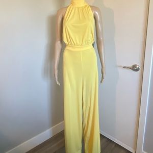 Yellow Flowy Jumpsuit
